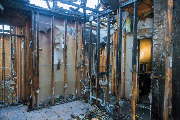 Professional Fire Damage Removal technician working in Tallmadge, OH